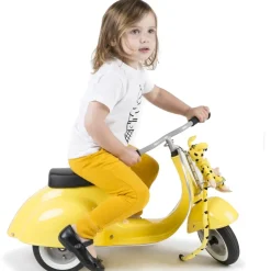 Ambosstoys Primo Classic Yellow Ride-On (Leather Seat)