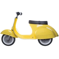 Ambosstoys Primo Classic Yellow Ride-On (Leather Seat)