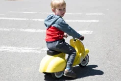 Ambosstoys Primo Classic Yellow Ride-On (Leather Seat)