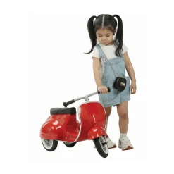Ambosstoys Primo Classic Red Ride-On (Leather Seat)