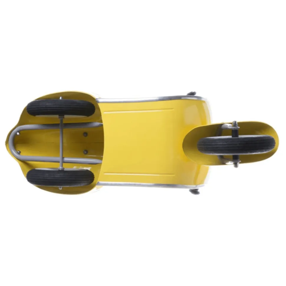 Ambosstoys Primo Classic Yellow Ride-On (Leather Seat)