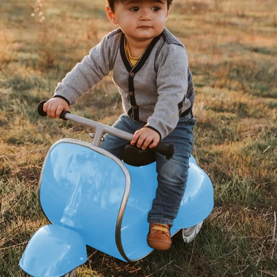 Ambosstoys Primo Classic Sky Blue Ride-On (Leather Seat)