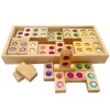 Bauspiel Colour Street Wooden Blocks 45 Pieces