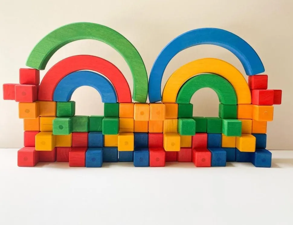 Bauspiel Corner Blocks 50 Pieces