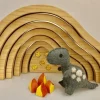 Bauspiel Dragon Lair With Gems & Campfire