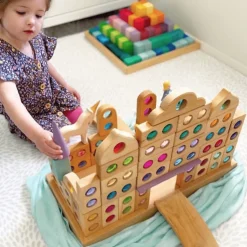 Bauspiel Fairy Natural Window Set of 12 Pieces