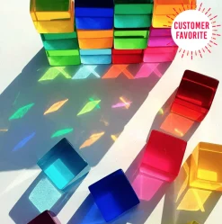 Bauspiel Lucite Cubes 20 Blocks