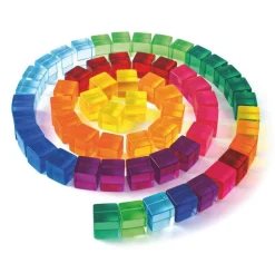 Bauspiel Lucite Cubes 100 Piece Set