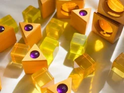 Bauspiel Lucite Cubes 100 Piece Set
