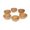 Bauspiel Set of 6 Wooden Bowls