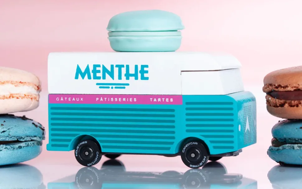 Candylab Blue Macaron Van