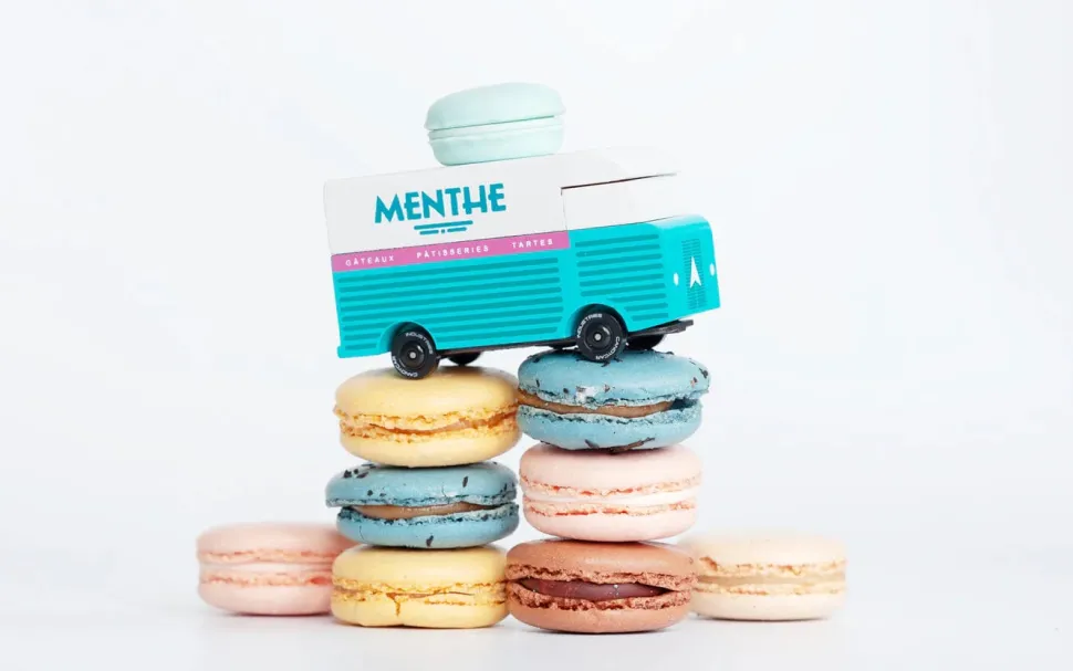 Candylab Blue Macaron Van