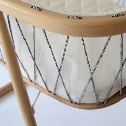 Charlie Crane Kumi Cradle - Black & White