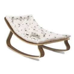 Charlie Crane Levo Baby Rocker in Walnut - Fawn