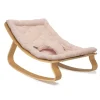 Charlie Crane Levo Baby Rocker in Beech With Nude Cushion