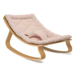 Charlie Crane Levo Baby Rocker in Beech With Nude Cushion