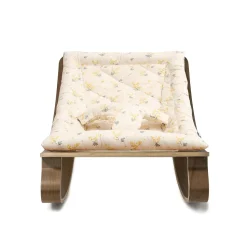 Charlie Crane Levo Baby Rocker in Walnut - Mimosa