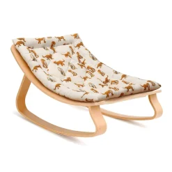 Charlie Crane Levo Baby Rocker in Beech - Jaguar