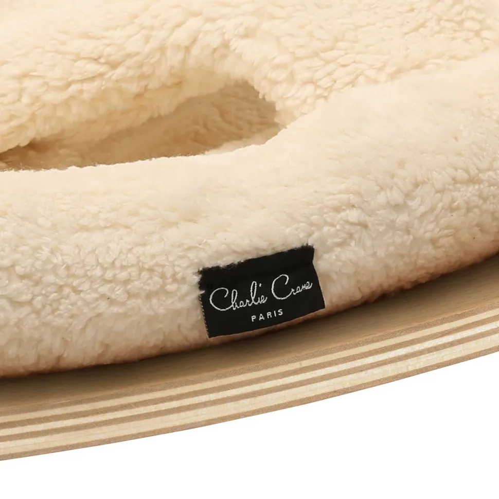 Charlie Crane Levo Baby Rocker in Beech - Fur Milk
