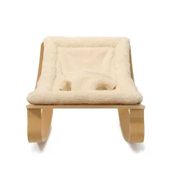 Charlie Crane Levo Baby Rocker in Beech - Fur Milk