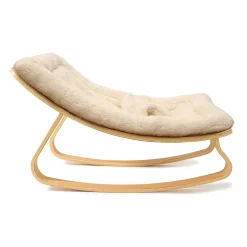 Charlie Crane Levo Baby Rocker in Beech - Fur Milk