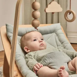 Charlie Crane Levo Baby Rocker in Beech - Farrow