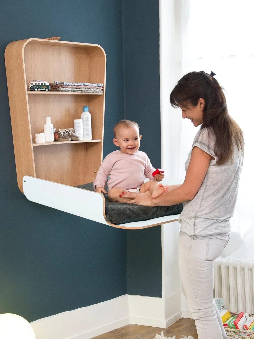 Charlie Crane Noga Changing Table + Pudi Mattress Kit