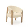 Charlie Crane Saba Children's Chair - White Fur