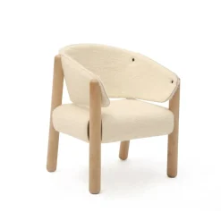 Charlie Crane Saba Children's Chair - White Fur