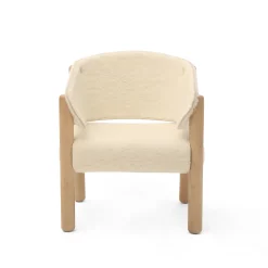 Charlie Crane Saba Children's Chair - White Fur