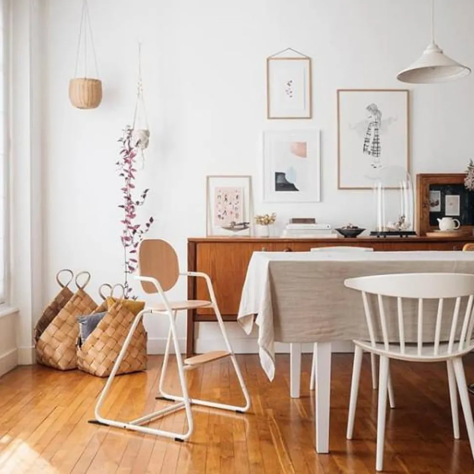 Charlie Crane Tibu High Chair - Gentle White