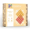 Connetix Tiles 2 Piece Base Plate Pack Lemon & Peach