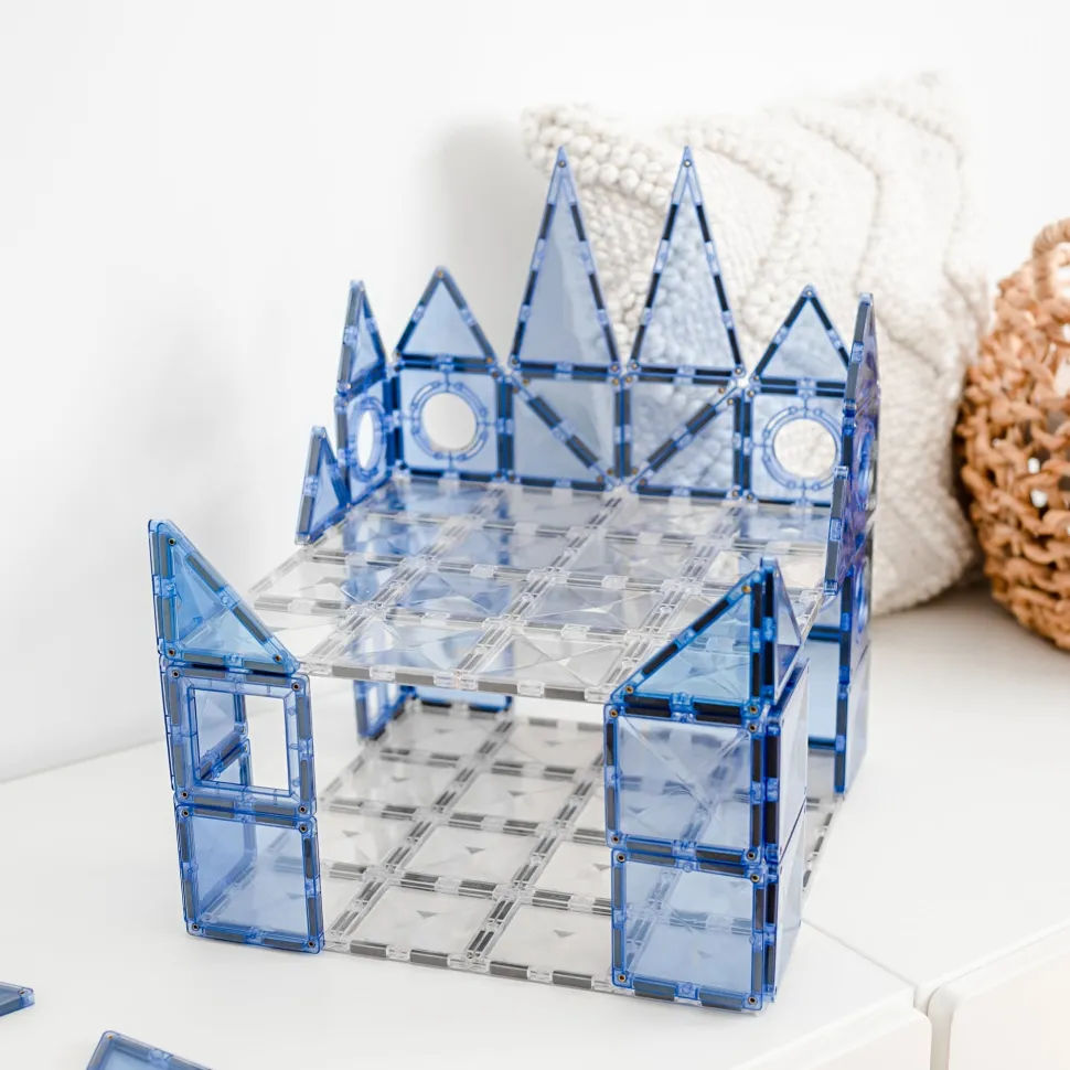 Connetix Tiles 2 Piece Base Plate Pack Clear