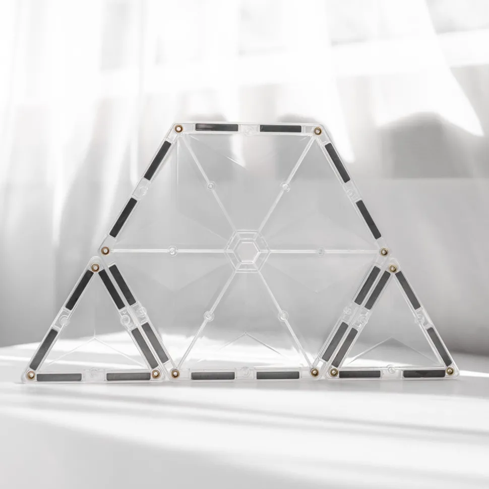 Connetix Tiles 34 Piece Clear Pack