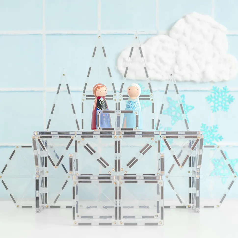 Connetix Tiles 34 Piece Clear Pack