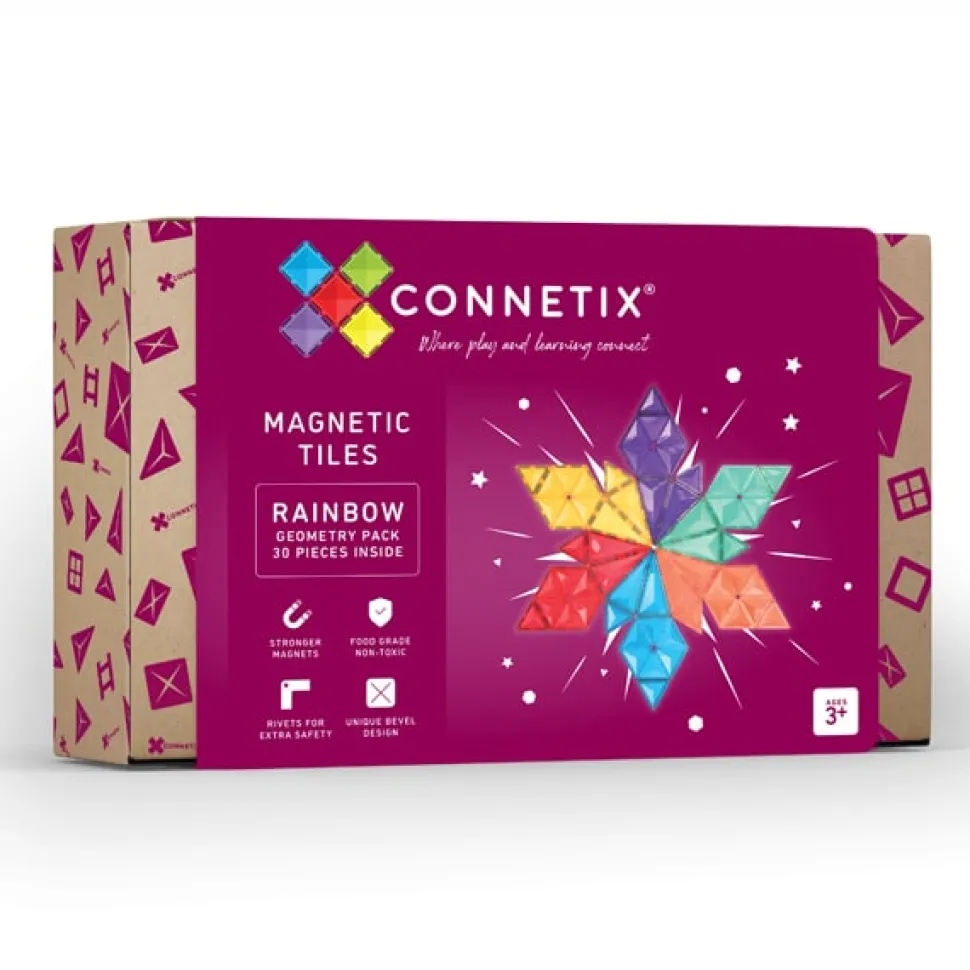 Connetix Tiles 30 Piece Geometry Pack