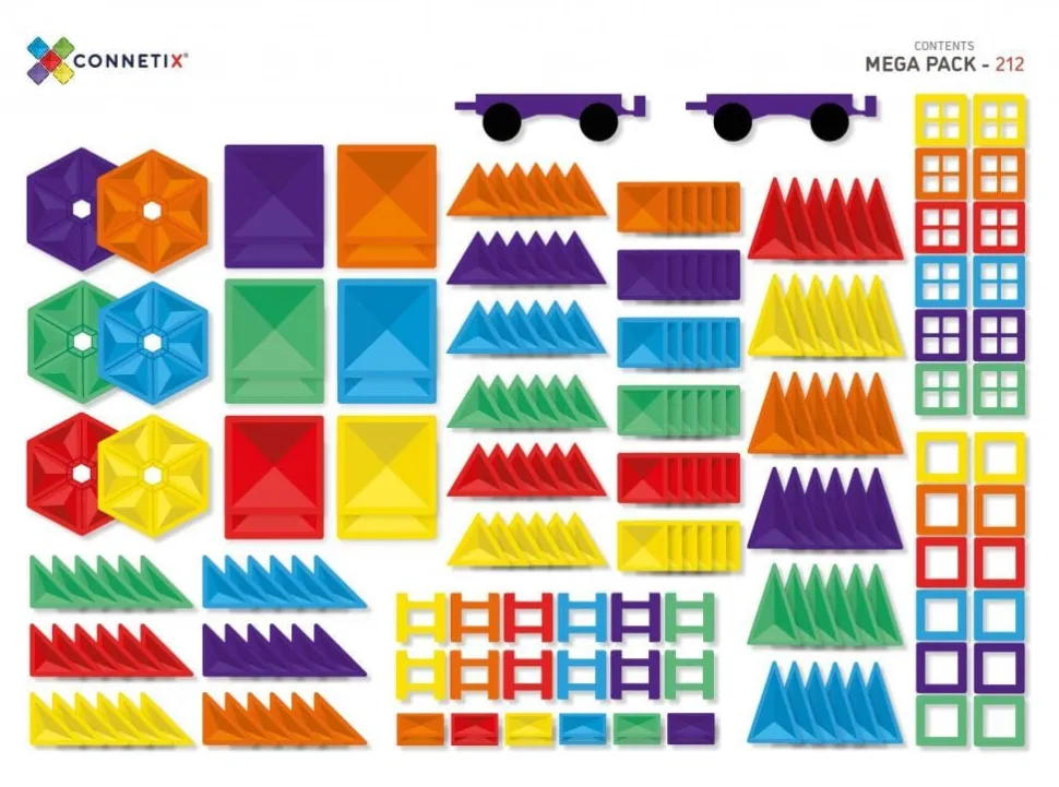 Connetix Tiles 212 Piece Mega Pack