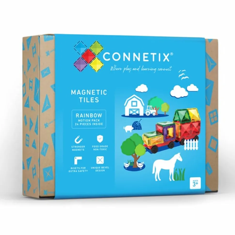 Connetix Tiles 24 Piece Motion/Car Pack