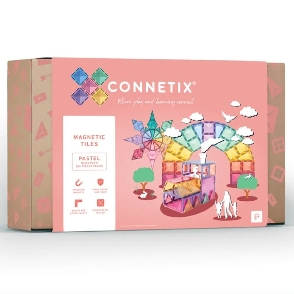 Connetix Tiles 202 Piece Pastel Mega Pack