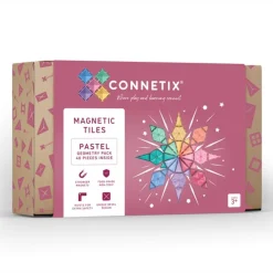 Connetix Tiles 40 Piece Pastel Geometry Pack