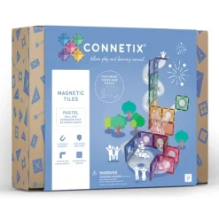 Connetix Tiles 80 Piece Pastel Ball Run Expansion Pack