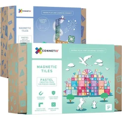 Connetix Tiles 200 Piece Pastel Ball Run Bundle