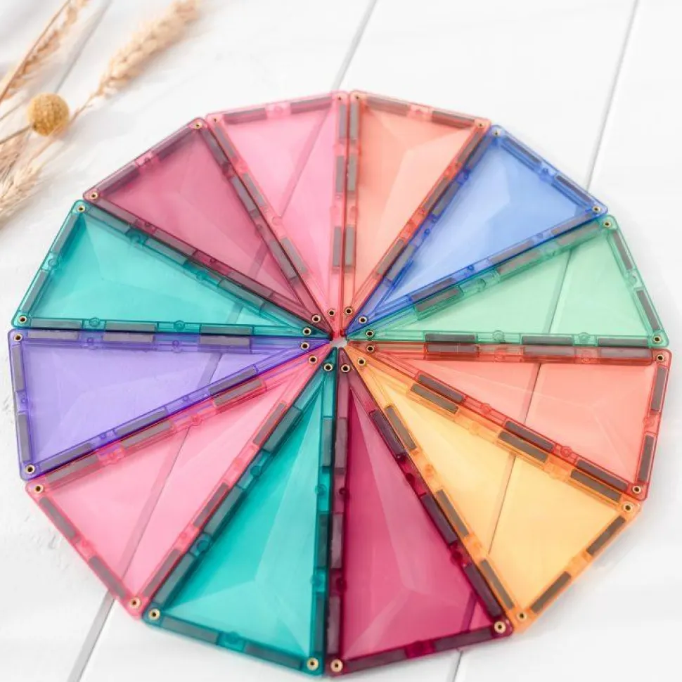 Connetix Tiles 40 Piece Pastel Geometry Pack
