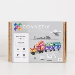 Connetix Tiles 50 Piece Pastel Transport Pack