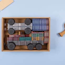 Connetix Tiles 50 Piece Pastel Transport Pack