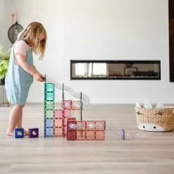 Connetix Tiles 200 Piece Pastel Ball Run Bundle