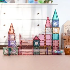 Connetix Tiles 106 Piece Pastel Ball Run Pack