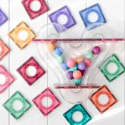 Connetix Tiles 106 Piece Pastel Ball Run Pack