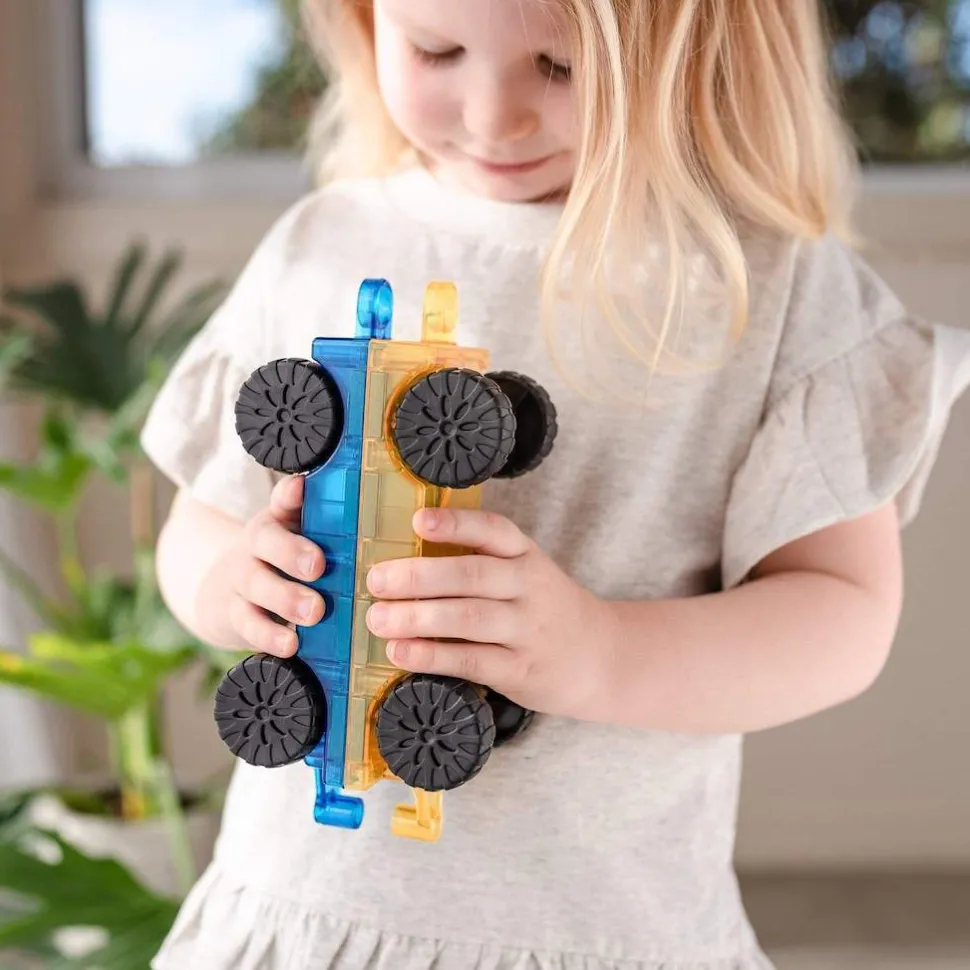 Connetix Tiles 62 Piece Starter Car Bundle