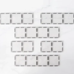 Connetix Tiles Clear Rectangle Pack 12 Piece